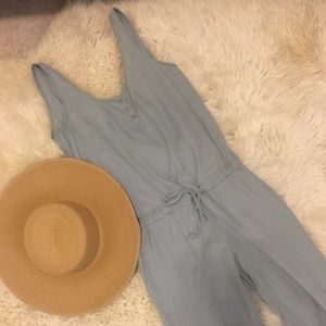 Cloth & Stone Anthropologie romper Sage Green Sz M